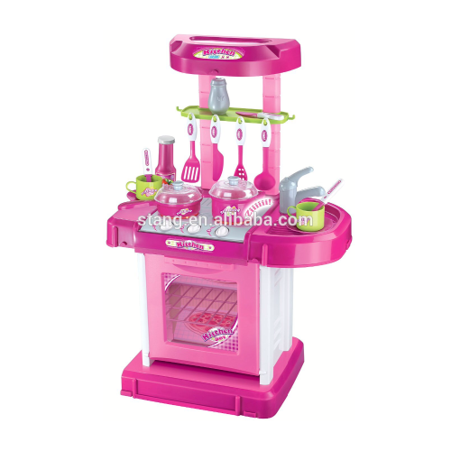 Berry toys play and Carry plastic play kitchen ,Pink/Blue